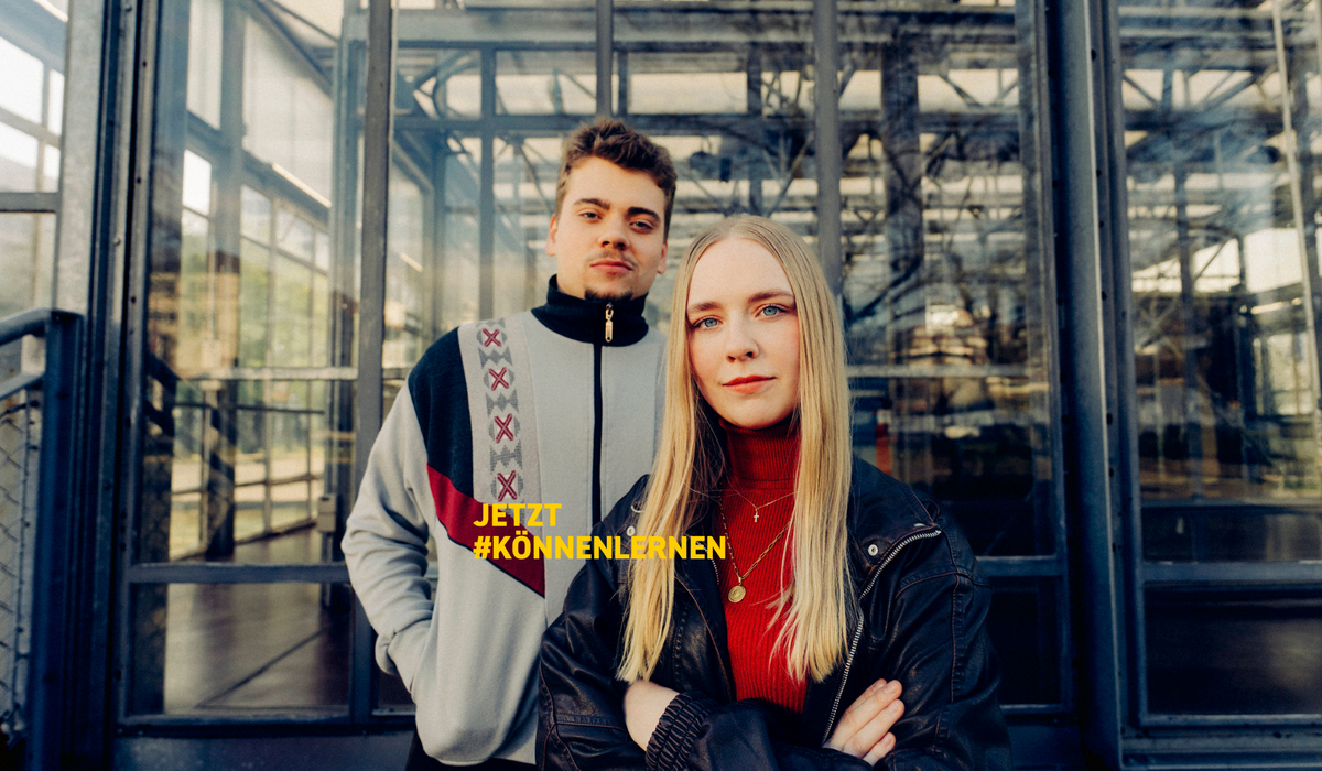 Leonie und Niklas sind Botschafter für die Ausbildung der bundesweiten IHK Kampagne könnenlernen.