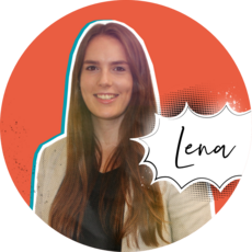 Lena: Kauffrau für Marketing-       kommunikation