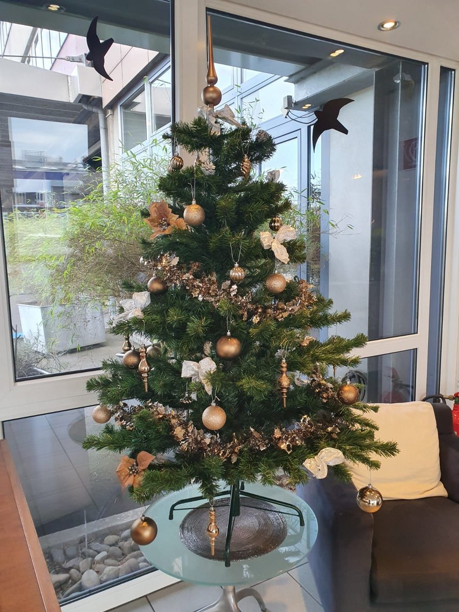 Ein geschmückter Weihnachtsbaum 2019