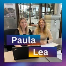 Paula und Lea: Industriekauffrauen