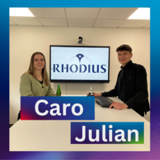 Caro und Julian: Industriekaufleute